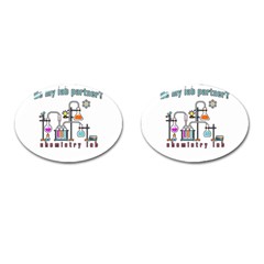 Chemistry Lab Cufflinks (oval) by Valentinaart