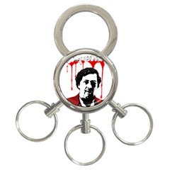 Pablo Escobar  3-ring Key Chains by Valentinaart