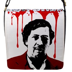 Pablo Escobar  Flap Messenger Bag (s) by Valentinaart