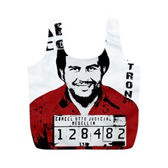 Pablo Escobar  Full Print Recycle Bags (m)  by Valentinaart