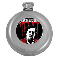 Pablo Escobar  Round Hip Flask (5 oz)