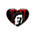 Pablo Escobar  Rubber Coaster (Heart)  Front