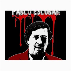 Pablo Escobar  Small Glasses Cloth (2-side) by Valentinaart