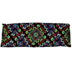 Colorful Floral Collage Pattern Body Pillow Case (dakimakura) by dflcprints