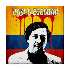 Pablo Escobar Face Towel by Valentinaart