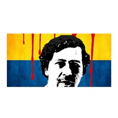 Pablo Escobar Satin Wrap by Valentinaart