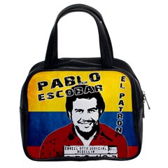 Pablo Escobar Classic Handbags (2 Sides) by Valentinaart