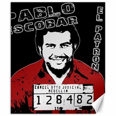 Pablo Escobar Canvas 20  X 24   by Valentinaart