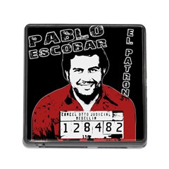 Pablo Escobar Memory Card Reader (square) by Valentinaart