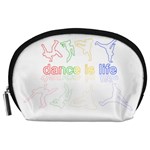 Dance is life Accessory Pouches (Large)  Front