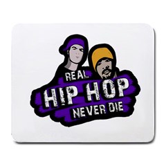 Real Hip Hop Never Die Large Mousepads by Valentinaart