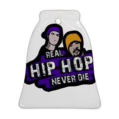 Real Hip Hop Never Die Bell Ornament (two Sides) by Valentinaart