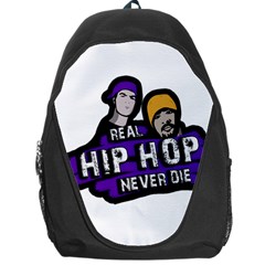 Real Hip Hop Never Die Backpack Bag by Valentinaart