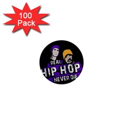 Real Hip Hop Never Die 1  Mini Magnets (100 Pack)  by Valentinaart