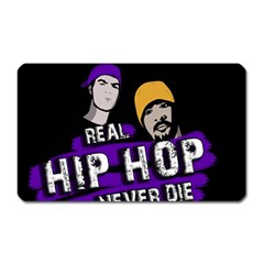 Real Hip Hop Never Die Magnet (rectangular) by Valentinaart