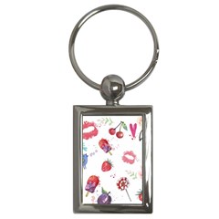 Hand Painted Summer Background  Key Chains (rectangle)  by TastefulDesigns