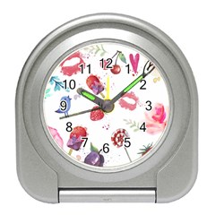 Hand Painted Summer Background  Travel Alarm Clocks by TastefulDesigns