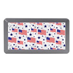 Flag Of The Usa Pattern Memory Card Reader (Mini)