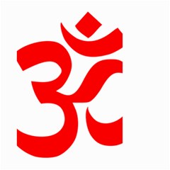 Hindu Om Symbol Small Garden Flag (two Sides) by abbeyz71