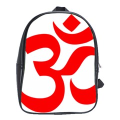 Hindu Om Symbol School Bags (xl)  by abbeyz71