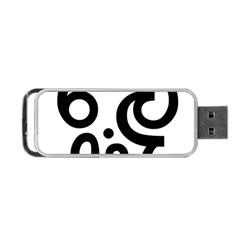 Hindu Om Symbol In Tamil  Portable Usb Flash (two Sides) by abbeyz71