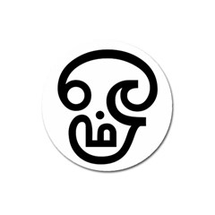 Hindu Om Symbol In Tamil Magnet 3  (round) by abbeyz71