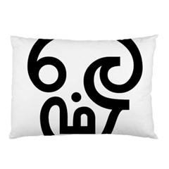 Hindu Om Symbol In Tamil Pillow Case by abbeyz71