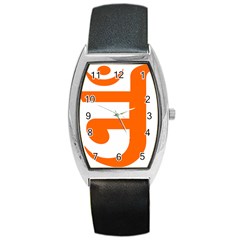 Om Symbol In Jainism  Barrel Style Metal Watch