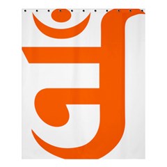 Om Symbol In Jainism  Shower Curtain 60  X 72  (medium)  by abbeyz71