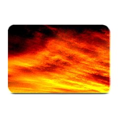 Black Yellow Red Sunset Plate Mats