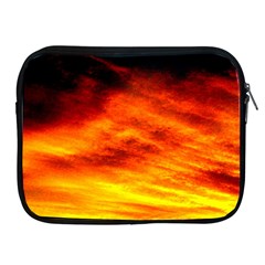 Black Yellow Red Sunset Apple iPad 2/3/4 Zipper Cases