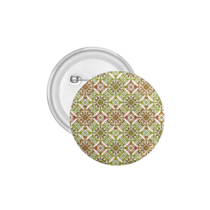 Colorful Stylized Floral Boho 1.75  Buttons