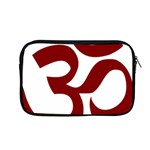 Hindu Om Symbol (Dark Red) Apple MacBook Pro 13  Zipper Case Front