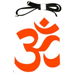Hindu Om Symbol (orange) Shoulder Sling Bags by abbeyz71