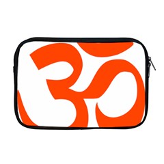 Hindu Om Symbol (orange) Apple Macbook Pro 17  Zipper Case by abbeyz71