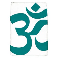 Hindu Om Symbol (teal)  Flap Covers (l)  by abbeyz71