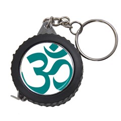 Hindu Om Symbol (teal) Measuring Tapes by abbeyz71