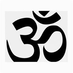 Hindu Om Symbol  Small Glasses Cloth (2-side) by abbeyz71