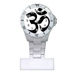 Hindu Om Symbol  Plastic Nurses Watch by abbeyz71