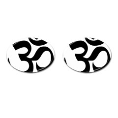 Hindu Om Symbol  Cufflinks (oval) by abbeyz71