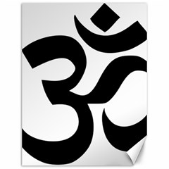 Hindu Om Symbol  Canvas 12  X 16   by abbeyz71