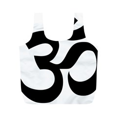 Hindu Om Symbol  Full Print Recycle Bags (m)  by abbeyz71