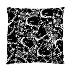 Skulls Pattern Standard Cushion Case (two Sides) by ValentinaDesign