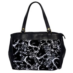 Skulls Pattern Office Handbags by ValentinaDesign