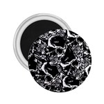 Skulls pattern 2.25  Magnets Front