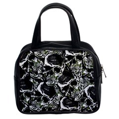 Skulls Pattern Classic Handbags (2 Sides) by ValentinaDesign