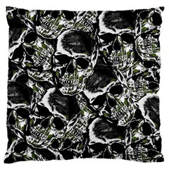 Skulls Pattern Large Cushion Case (two Sides) by ValentinaDesign