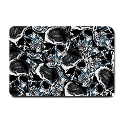 Skulls Pattern Small Doormat  by ValentinaDesign