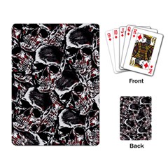 Skulls Pattern Playing Card by ValentinaDesign