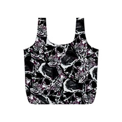 Skulls Pattern Full Print Recycle Bags (s)  by ValentinaDesign